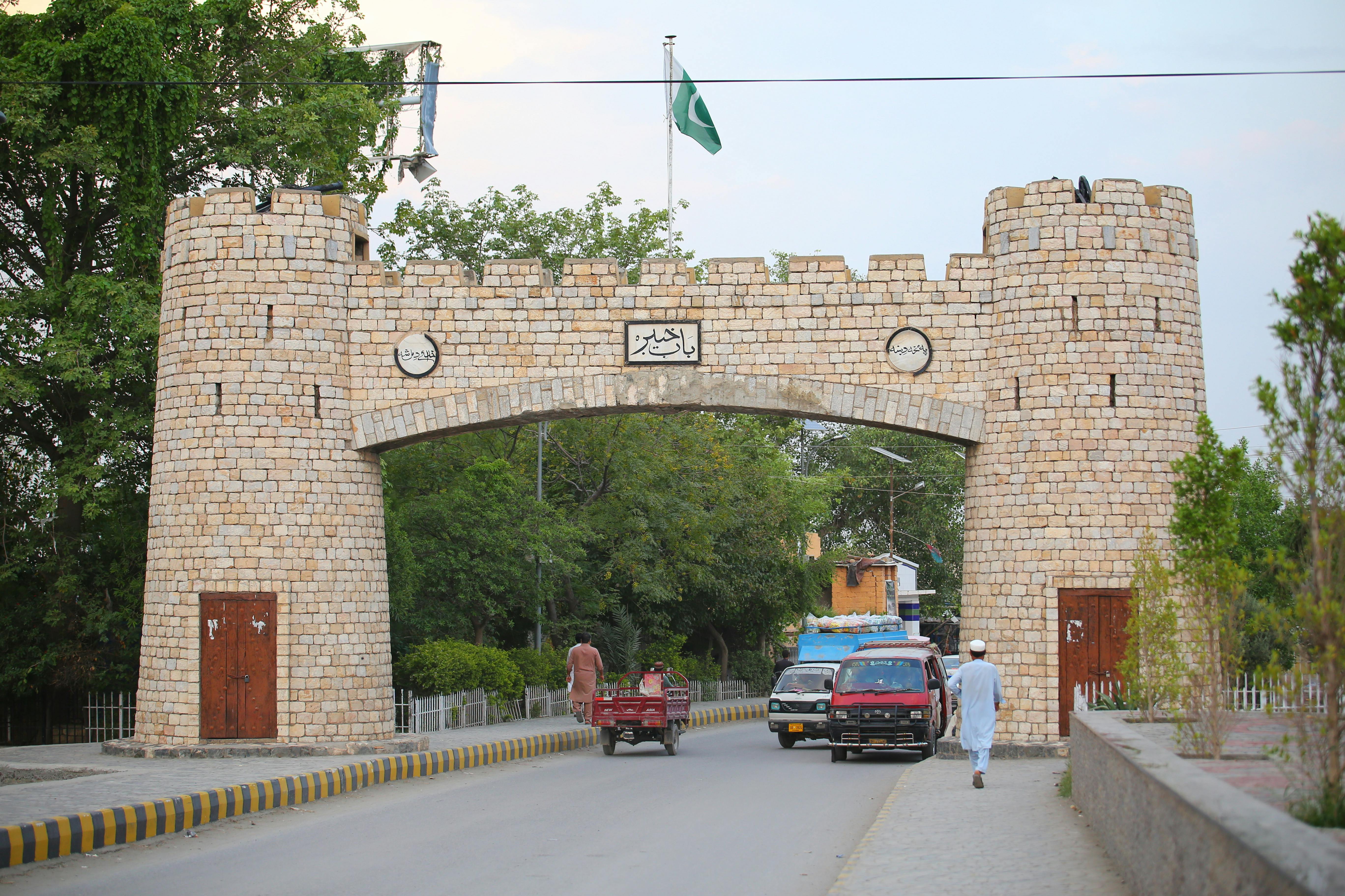 Bab-e-Khyber gateway in Jamrud, Khyber Pakhtunkhwa province, Pakistan