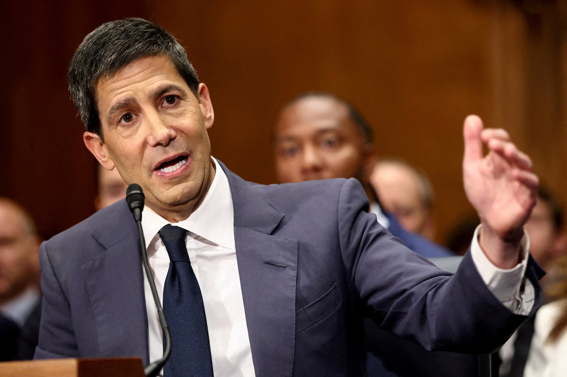 Kevin Warsh testifies before the Senate Banking Committee