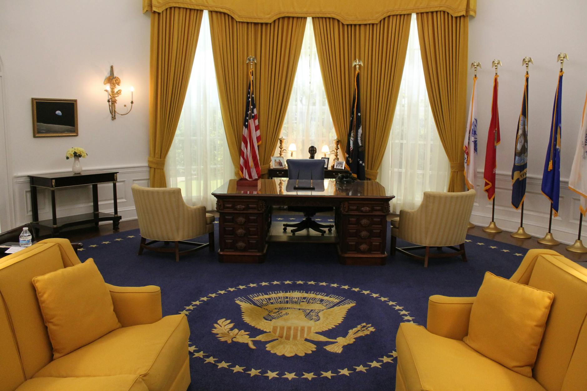 Interior of a presidential office