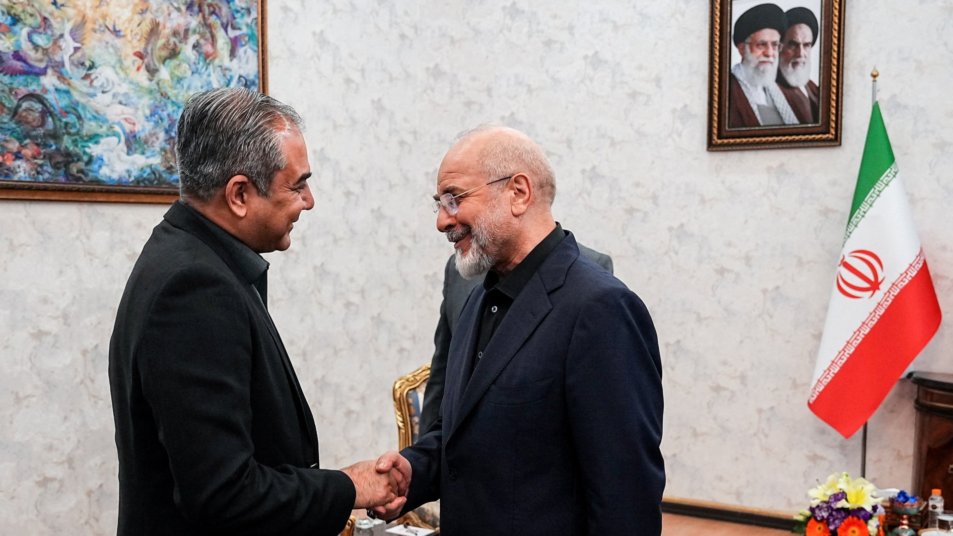 Masoud Pezeshkian meets Mohsin Naqvi in Tehran